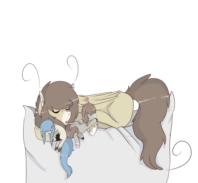 ask-oddends:  Ask # 216 Odd: The foals go to sleep very easy, they never fuss . The