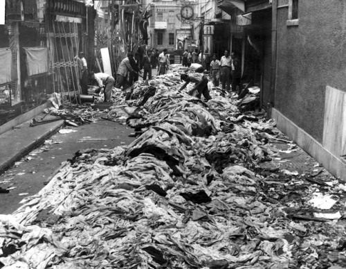 aegean-okra:Istanbul Pogrom (6–7 September 1955)The Istanbul pogrom was a government-instigated seri