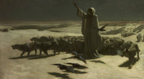 scribe4haxan: Famine (1904 - Oil on canvas) - John Charles Dollman