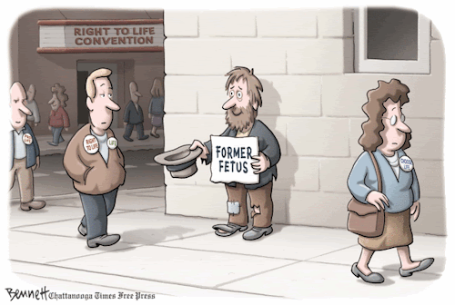 cartoonpolitics:“Boy, these conservatives are really something, aren’t they? They’re all in fa