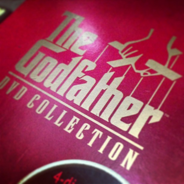 Organising my #movie #film collection #godfather #instalike #instagood