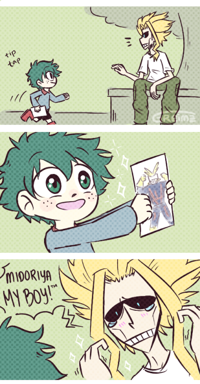 greimz: cheers to DAD MIGHT for being Deku’s OG father figure