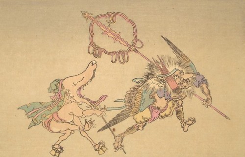 magictransistor:Kawanabe Kyôsai. Pictures of One Hundred Demons. 1890.