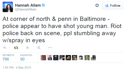 Sex A Fox News reporter saw the Baltimore police pictures