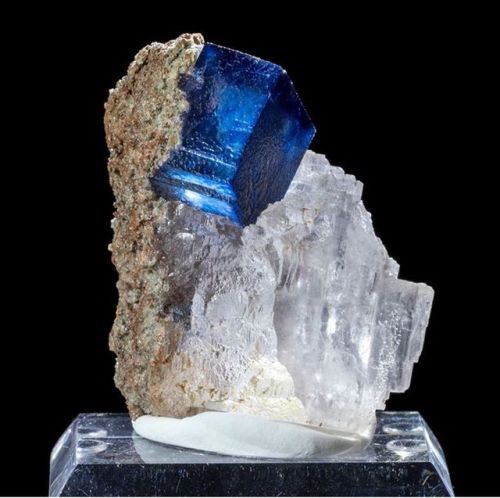 mineraliety: Blue Halite via @greenstone_fine_mineralia ////////  www.instagram.com/mineraliety