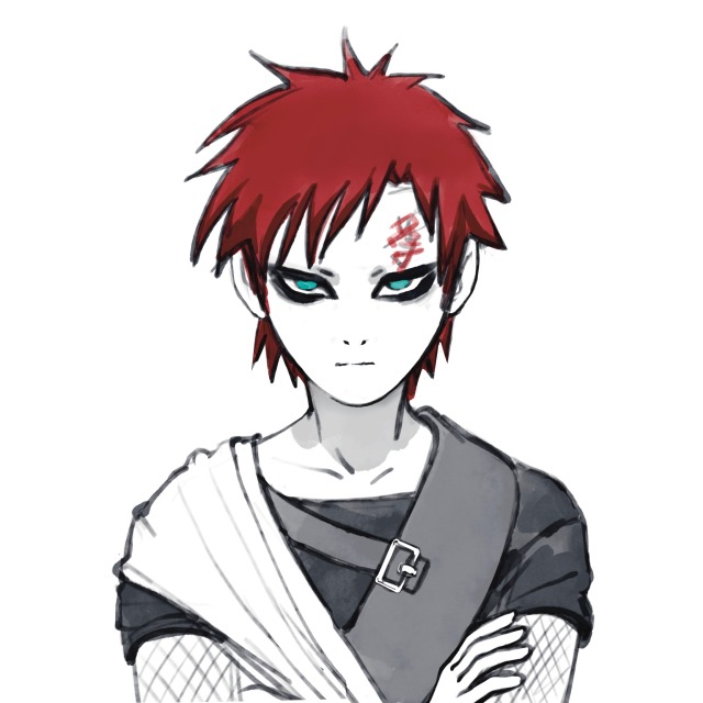 Gaara's face tattoo! which also means “love” in kanji 🫶🏽 Naruto has  always been a favorite so I was definitely amped about this one…