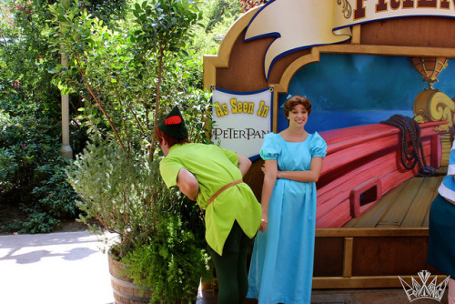 ferocious-fangirl-ofdisneyland: llfw - Peter Pan on Flickr. Peter threw up in the bush after my frie