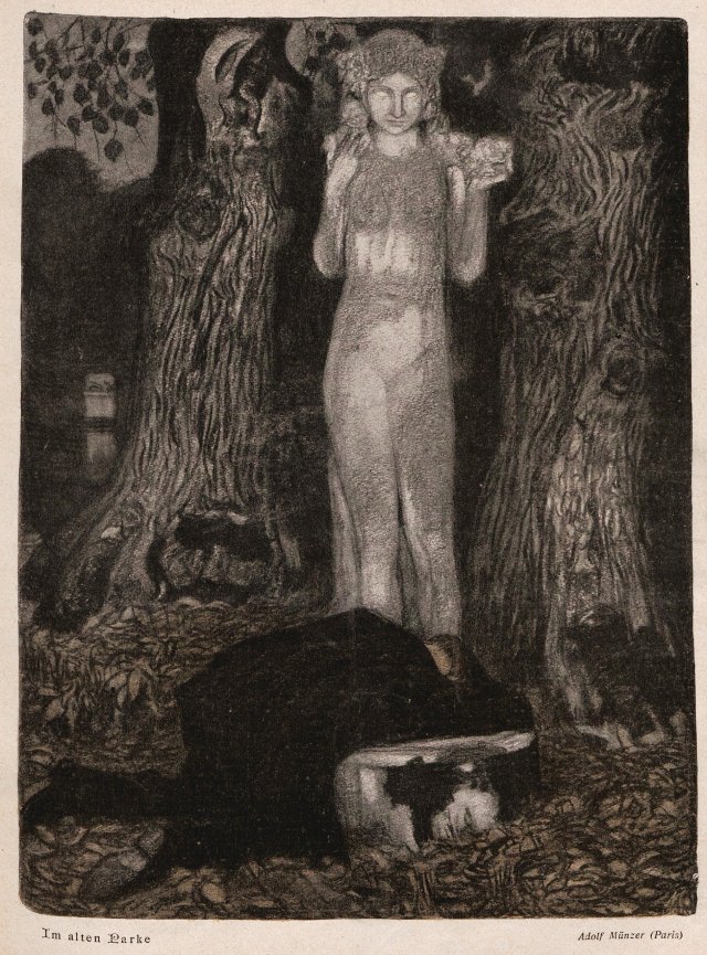 Adolf Munzer- Im alten Parke