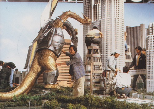 tfisher88:  Godzilla vs. King Ghidorah (1991): Behind the scenes.