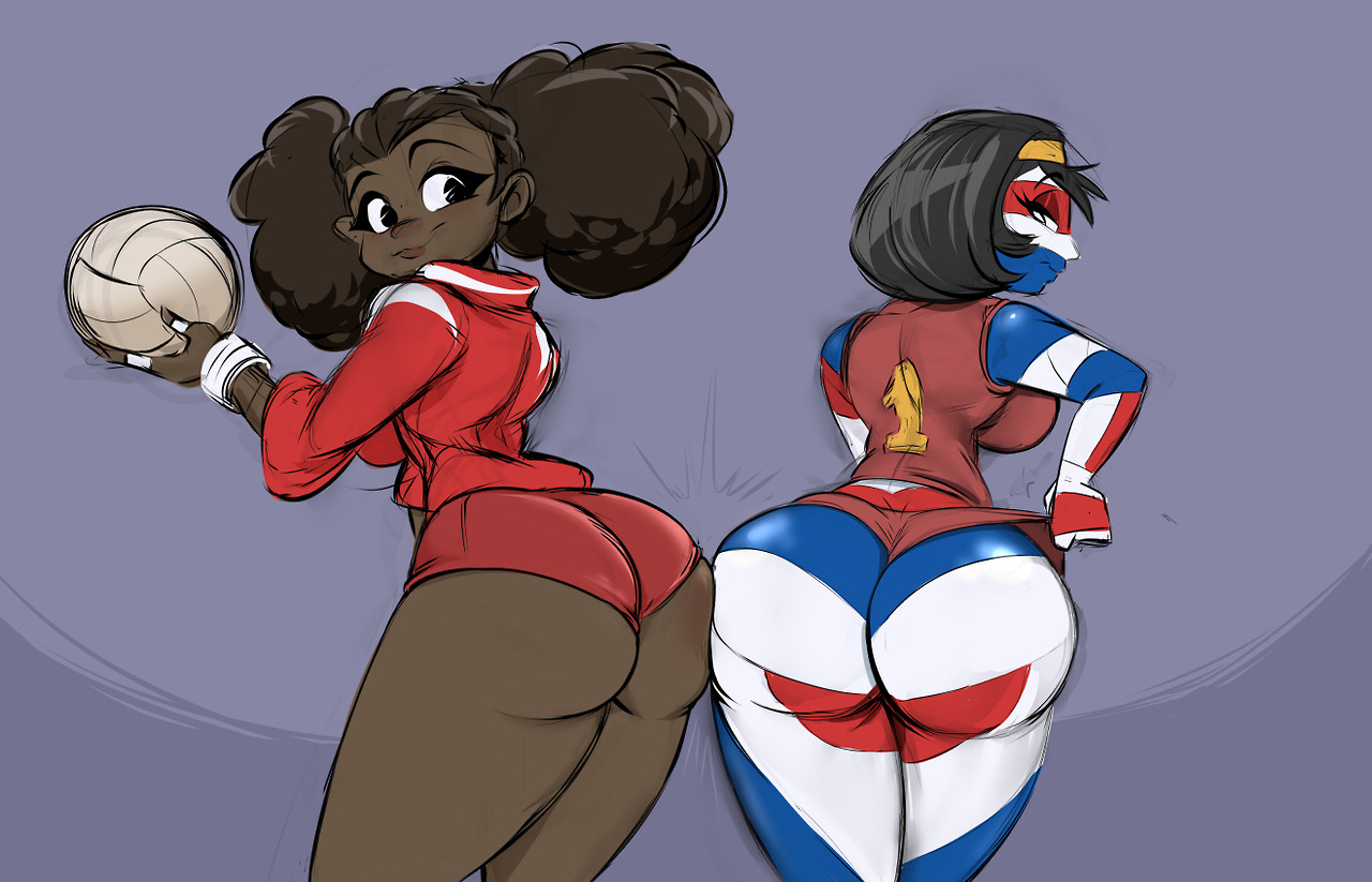 no-lasko: Fun Little Sketch Commission I recently completed for NYCTwins “Bump!”