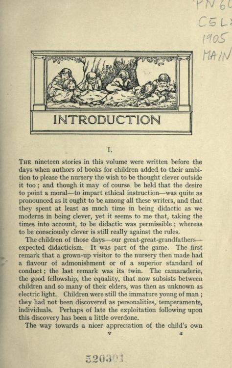 Illustration from “Old Fashioned Tales”, selected by E. V. Lucas, with illustrations by 