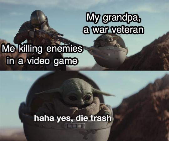 Thanks for your service grandpa