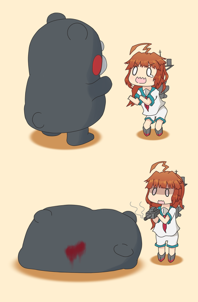 futureisfailed:  「1発だけなら誤射かもしれない艦これ」/「ウゾウムゾウノ」のイラスト [pixiv] 