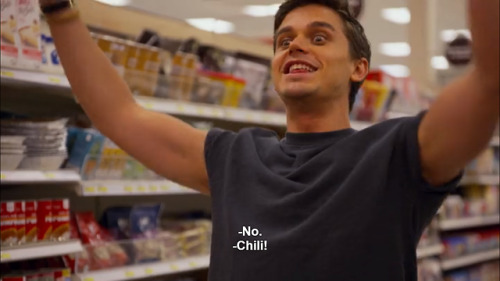 extrajordinary:Get someone who feels the same way about you as Antoni feels about chili.