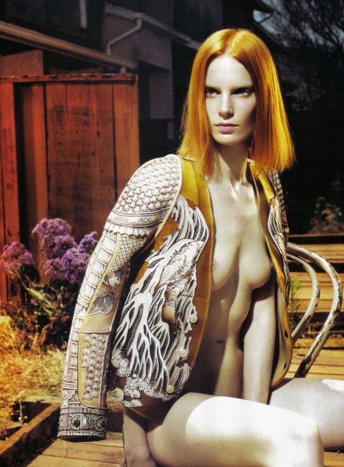  The New Vision: Iris Strubegger in Balenciaga Fall 2008; photographed by Mert Alas & Marcus Pig