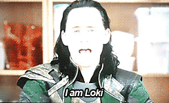 tomception:  Tom Hiddleston dressed as Loki on Comedy Central x 