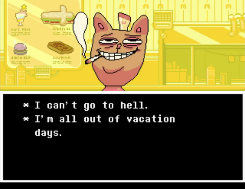 kawaiidesuswag:  darkado:  dantecain: Undertale was full of raw ass lines and I’m