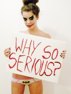 geexy:   Why so serious?  Merci à Lucie