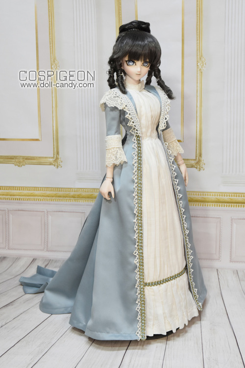 Sewing commission for private client.Size: Dollfie Dream III - L BustContents: DressLate Victorian w