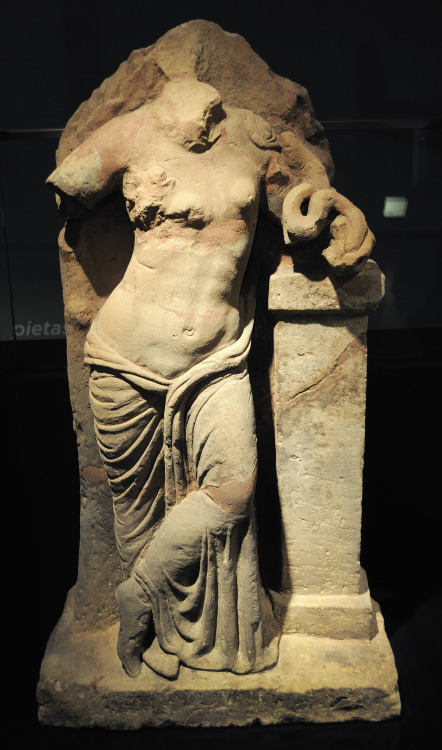 Roman Museum Osterburken (Limes)* statue from watchtower Wp 10/37, “Schneiderschecke” of Odenwald Li