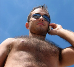 hairy-chests:  @hairychestsx     Submit     MoDeL G      Cock - Gif 
