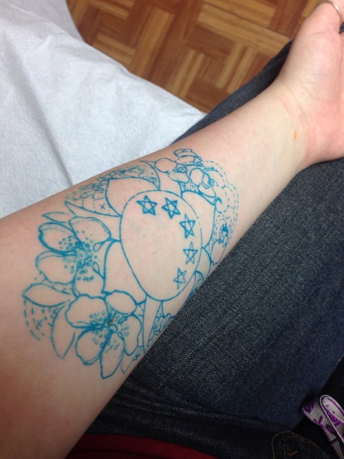 thekoontzy: I got a new tattoo today and I am still vibrating with excitement! I already gotten so m