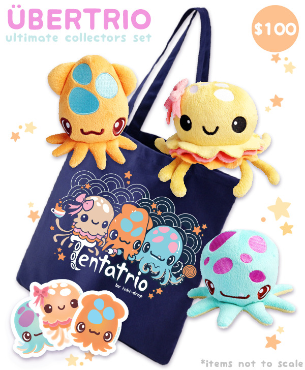 inki-drop:  The Tentatrio Kickstarter is LIVE! You can now reserve your very own