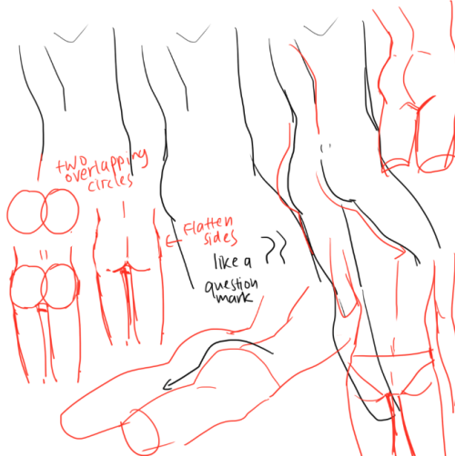 BUNS AND THIGHS to the person who wantd it rebloggable i added butts bc people kept asking me about 