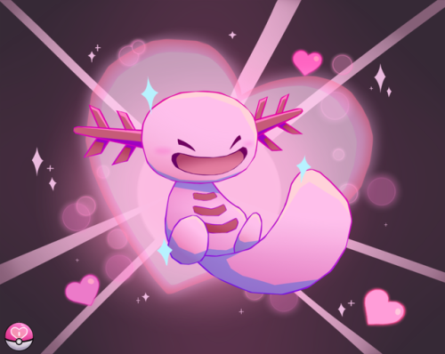 luxrelio:Got a shiny Wooper in a Love Ball~