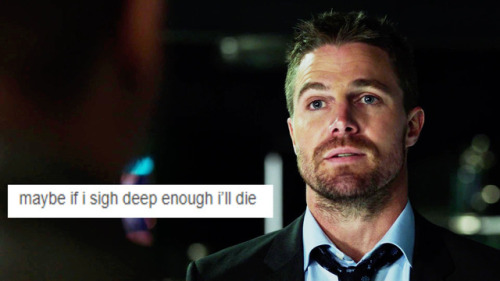 Life As A Tumblr Text Post: Oliver Queen