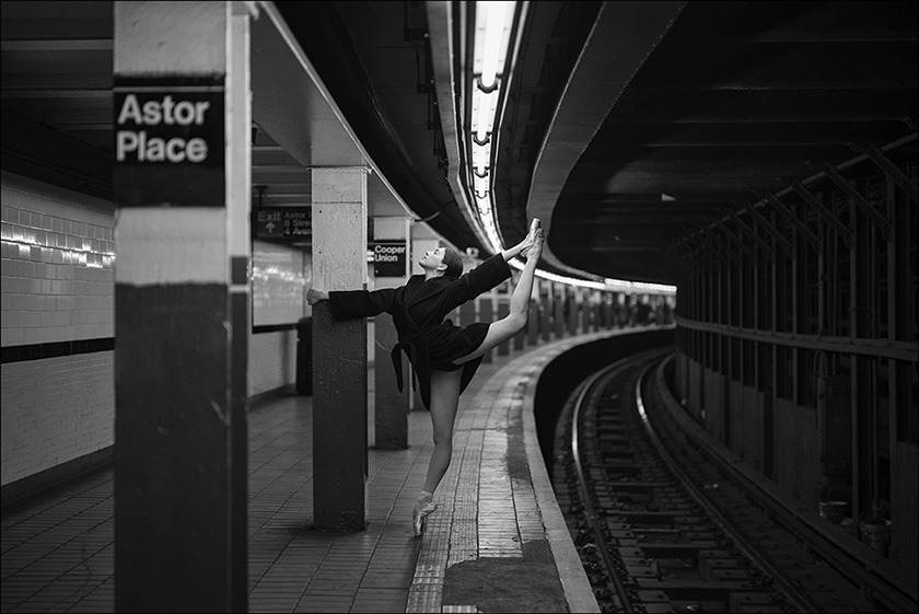 ballerinaproject:  Nicola - Astor Place, New York City Help the continuation of