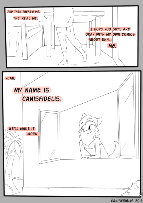 canis-stuffs: This is probably the first time where I drew a somewhat ‘serious’ comic and it’s hard because it’s about my personal life. I tried to be as optimistic as possible, and all that thanks to you guys’ emotional support! ; w ; There’s