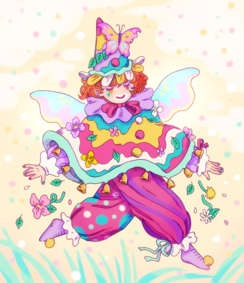 doodlingleluke: fairy clown