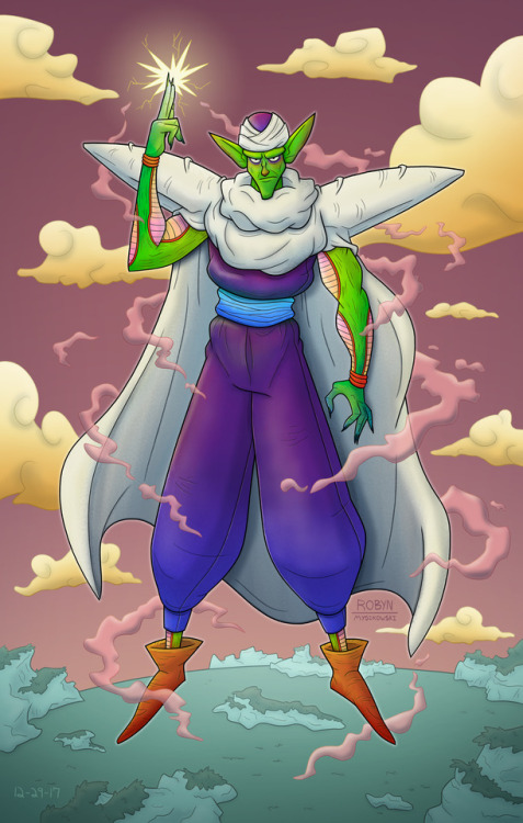 Drew my favorite DBZ guy for this month’s Character Design Challenge.Piccolo! ^_^