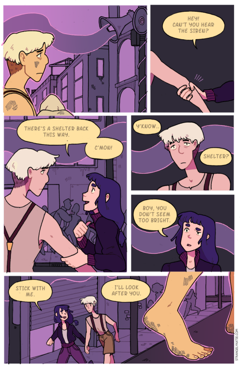 obfuscobble:  strangelykatie:  I finally got around to updating ‘Don’t Let Go’! I tried to push myself as much as possible. Still a little rough as I’ll be entering the finished version in something later this year. Fingers crossed!  I actually