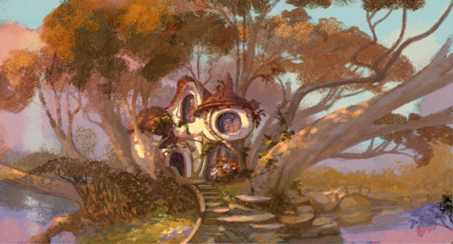 animationandsoforth:  Enchanted concept art by Lisa Keene 