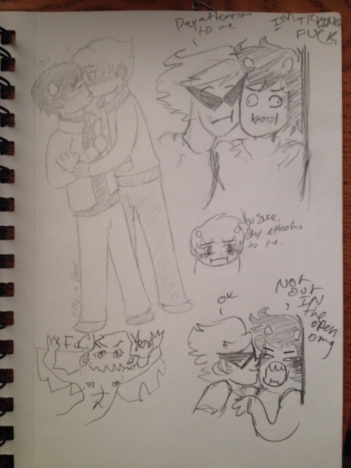 maydayxzuke:Shared doodle page w/ asimplebanana This one was so fun