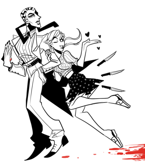 kousakukawajiri:morioh-cho bonnie and clyde