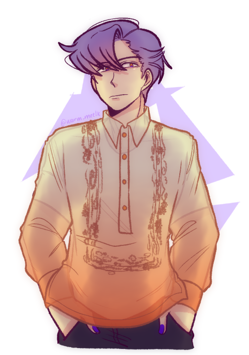 warm-meelk:damn he got way too political with that barong i already love levi and this made me love 