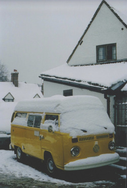 vacants:  snowy camper. (by emily*w) 