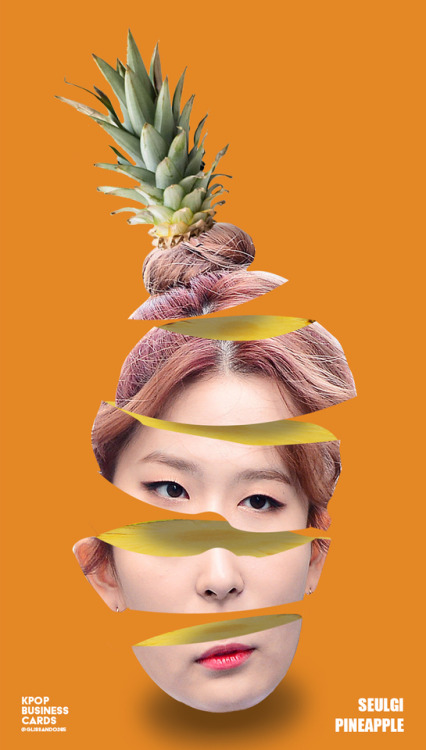 kpopbusinesscards: Red Velvet as Fruit my first attempt at photoshop art :D