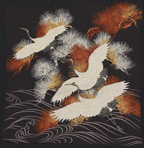 japaneseaesthetics:Title: Furoshiki (Wrapping Cloth)Date: Made 1926–1935Medium: Silk, plain we