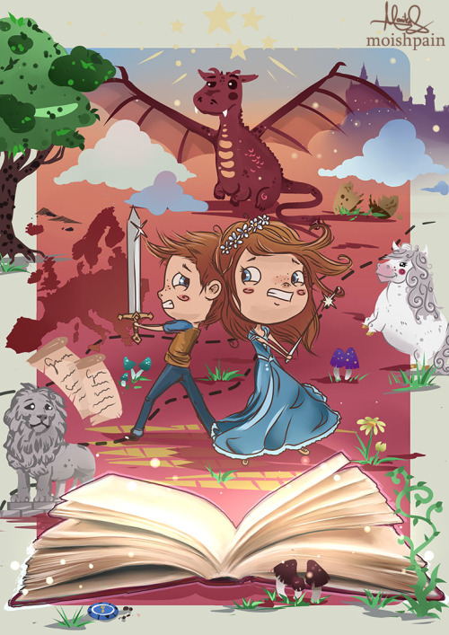 My fan art of The Land Of Stories covers :)