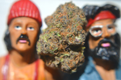 nickijuana:  Cheech n’ Chong tryna smoke that strong 5/17/2014 