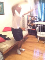 blackgayincest:  You walk in and see like your brother sprouting a long morning wood what do you do next?