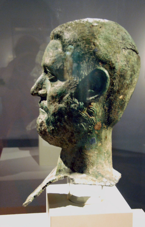 myglyptothek:Portrait of an Emperor (Philip the Arab ?). III century AD. Bronze. Sabratha Museum, Li