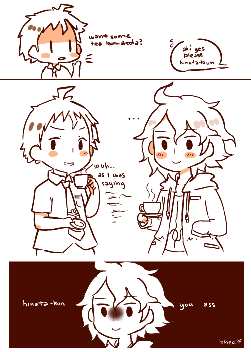 bakakhee: hinata forgets komaeda needs a helping hand (x) commission info