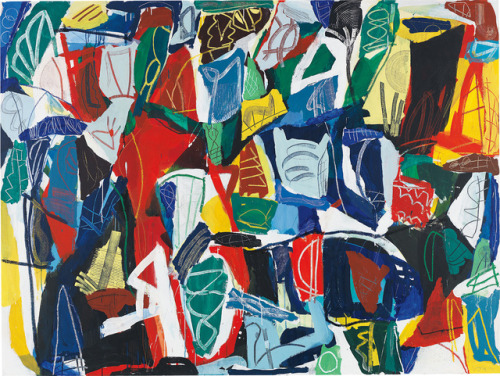 Jan VossAbstract Composition, 1996Oil on canvas