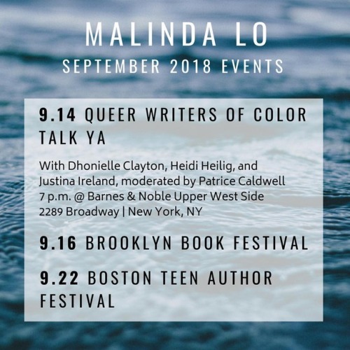 I’m doing a few events next month in NYC and Boston and I hope to see some of you out there! As alwa