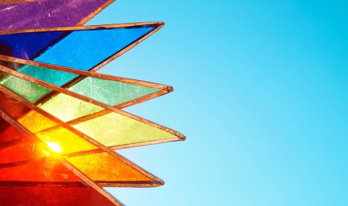 Stained Glass Rainbow. 